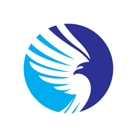 Eagle logo images illustration designのイラスト素材