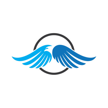 Eagle logo images illustration designのイラスト素材