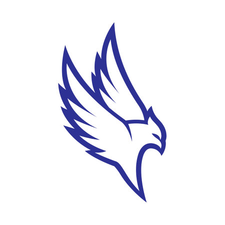 Eagle logo images illustration designのイラスト素材