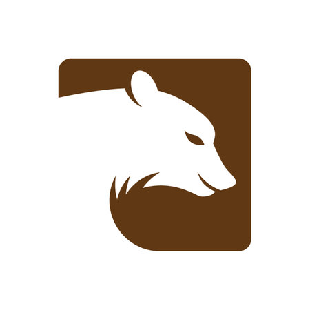 Bear logo images illustration designのイラスト素材