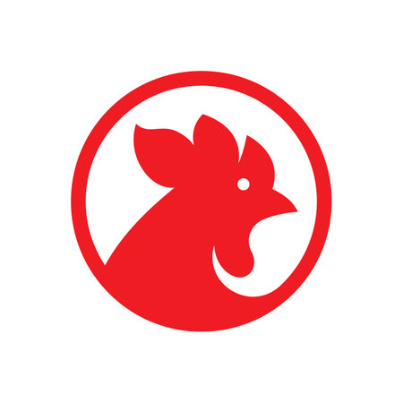 Rooster logo images illustration designのイラスト素材