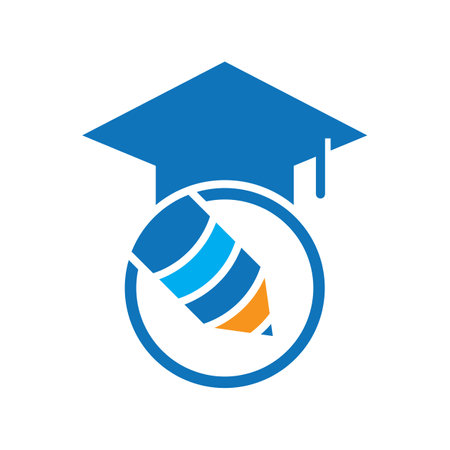 Education logo design vector  illustrationのイラスト素材