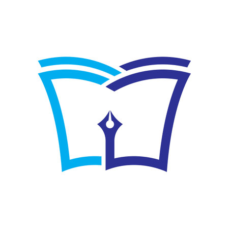 Book logo images illustration designのイラスト素材