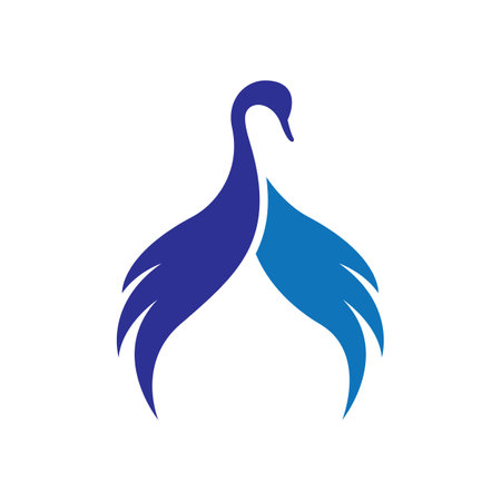 Swan logo images illustration designのイラスト素材