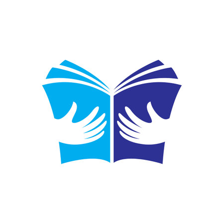 Book logo images illustration designのイラスト素材