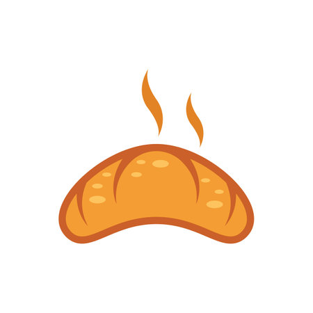 Bread vector icon illustrationのイラスト素材