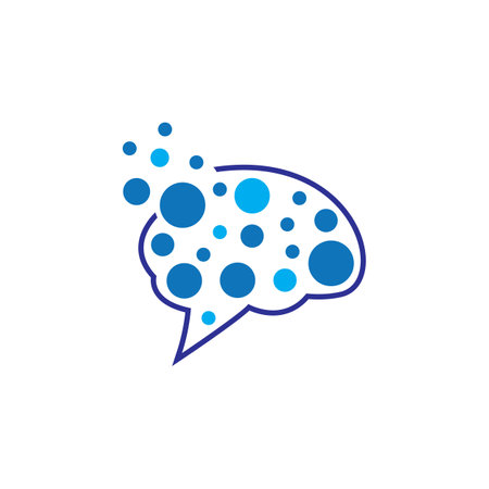 Brain tech logo images illustration designのイラスト素材