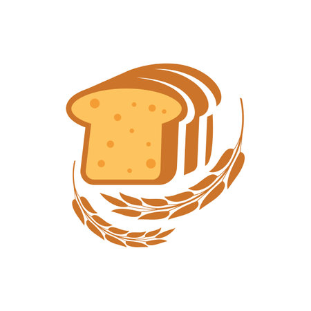 Bread vector icon illustrationのイラスト素材
