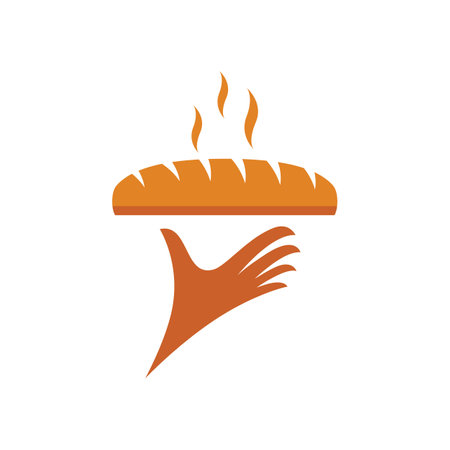 Bread vector icon illustrationのイラスト素材