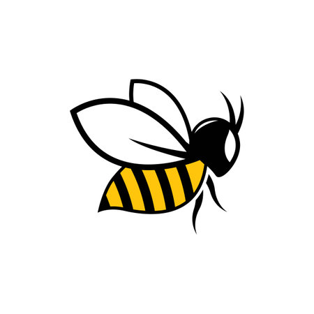 Bee logo images illustration design