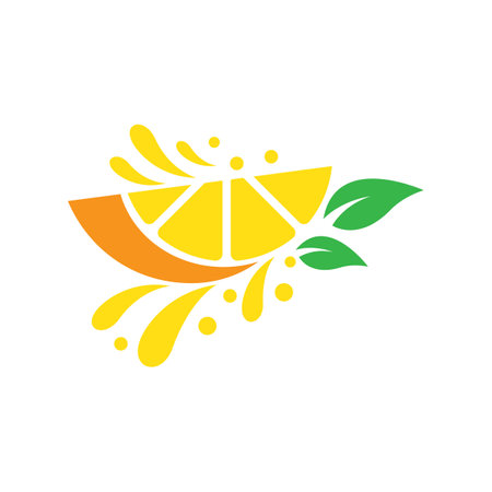 Lemon logo images illustration designのイラスト素材