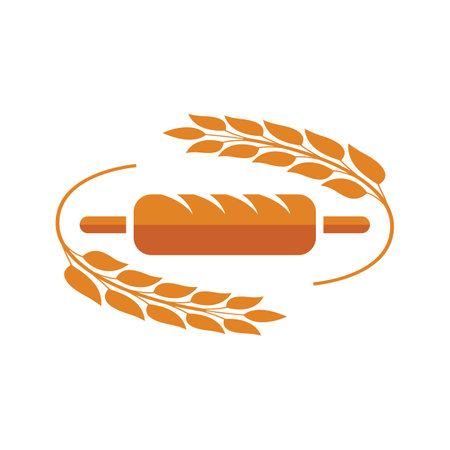 Bread vector icon illustrationのイラスト素材