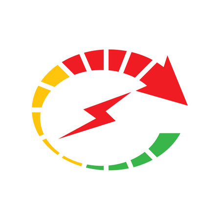 Speed logo images illustration designのイラスト素材