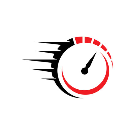 Speed logo images illustration designのイラスト素材