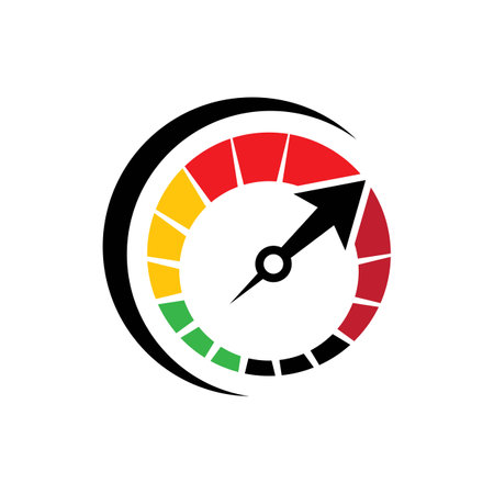 Speed logo images illustration designのイラスト素材