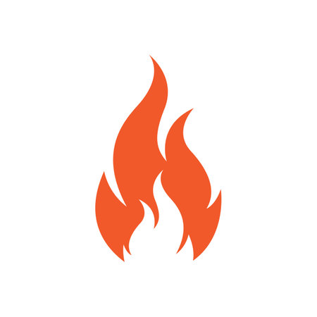 Fire logo images  illustration designのイラスト素材