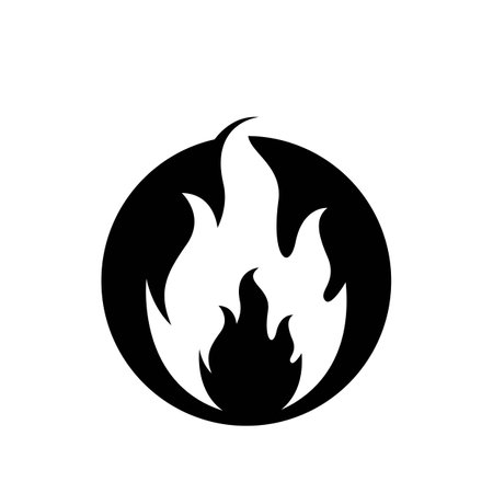 Fire logo images  illustration designのイラスト素材