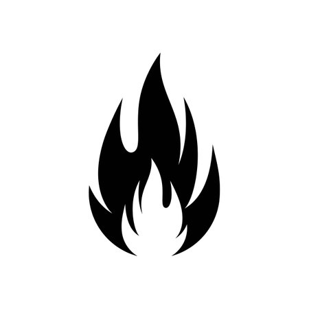 Fire logo images  illustration designのイラスト素材