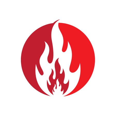 Fire logo images  illustration designのイラスト素材