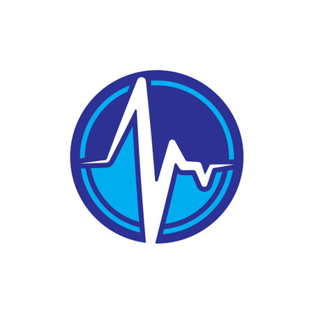 Music logo images illustration designのイラスト素材