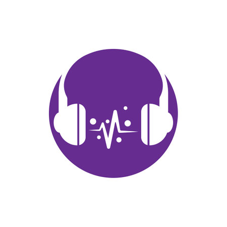 Music logo images illustration designのイラスト素材