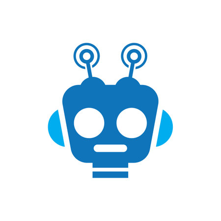 Robot logo images  illustration designのイラスト素材