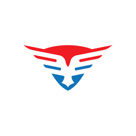 Wing logo images illustration designのイラスト素材