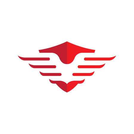 Wing logo images illustration designのイラスト素材