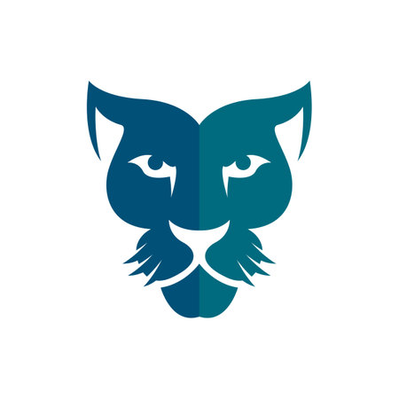 Lion head logo images illustration designのイラスト素材