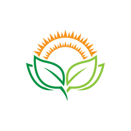 Leaf logo images illustration designのイラスト素材