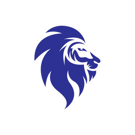 Lion head logo images illustration designのイラスト素材