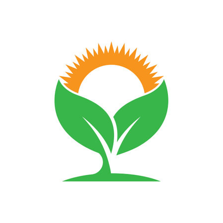 Leaf logo images illustration designのイラスト素材