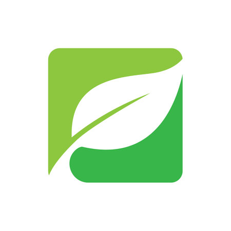 Leaf logo images illustration designのイラスト素材