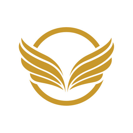 Wing logo images illustration designのイラスト素材