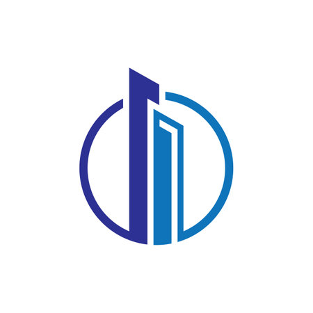 Real estate logo images illustration designのイラスト素材
