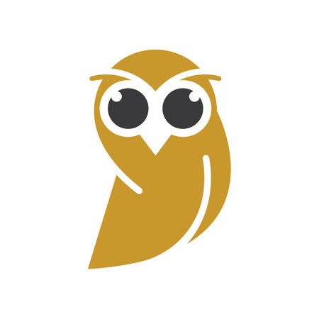 Owl logo images illustration designのイラスト素材