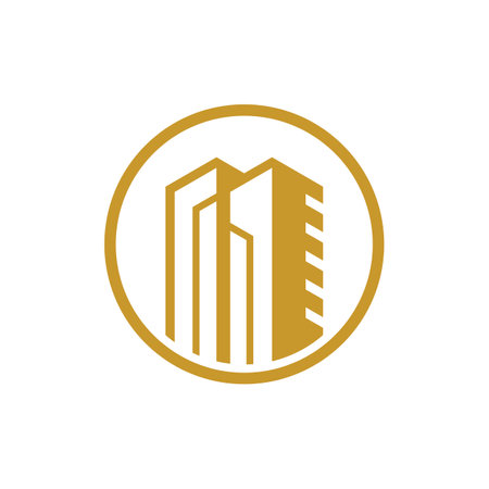 Real estate logo images illustration designのイラスト素材