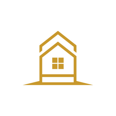 Real estate logo images illustration designのイラスト素材