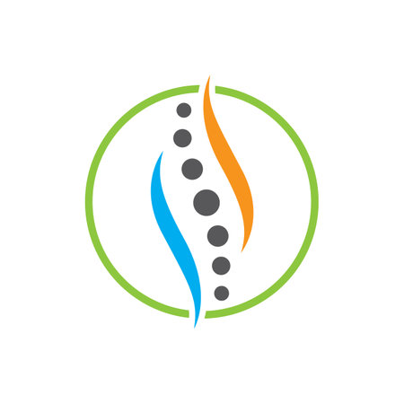 Spine logo images illustration designのイラスト素材