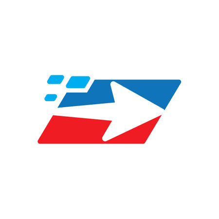 Arrow logo images illustration designのイラスト素材