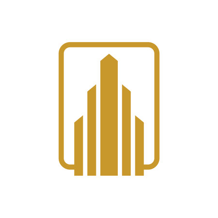 Real estate logo images illustration designのイラスト素材