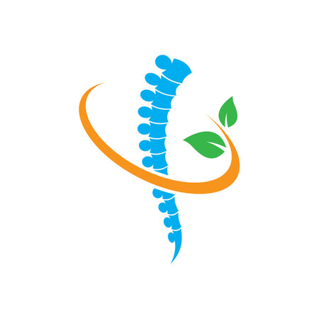 Spine logo images illustration designのイラスト素材