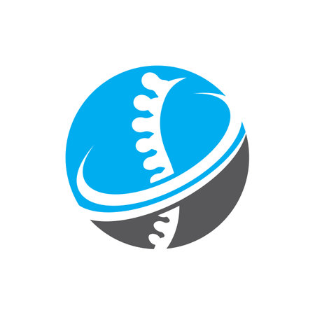 Spine logo images illustration designのイラスト素材