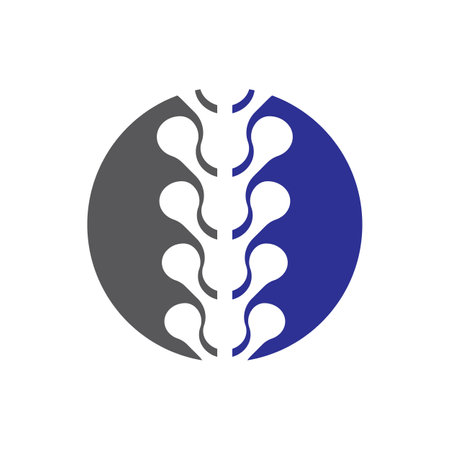 Spine logo images illustration designのイラスト素材