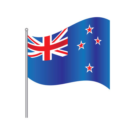 New zeland flag images illustration designのイラスト素材