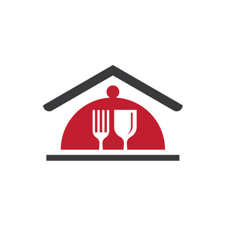 Restaurant logo images illustration designのイラスト素材