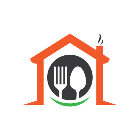 Restaurant logo images illustration designのイラスト素材