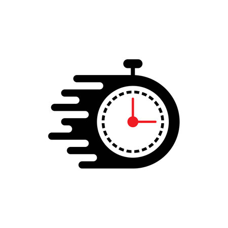 Stopwatch logo images illustration designのイラスト素材