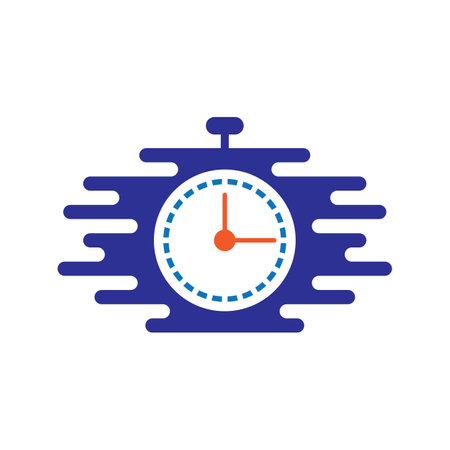 Stopwatch logo images illustration design