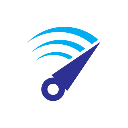 Speed logo images illustration designのイラスト素材